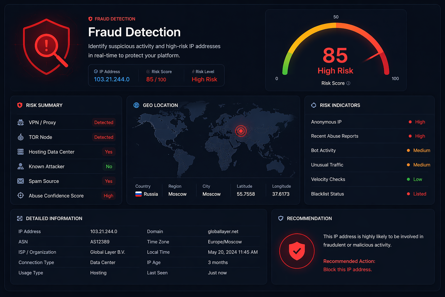 Fraud Detection UI